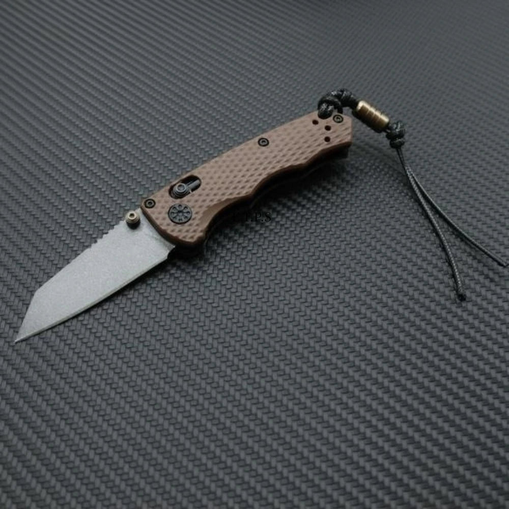 BM Folding Wharncliffe Blade Outdoor Pocket Knife