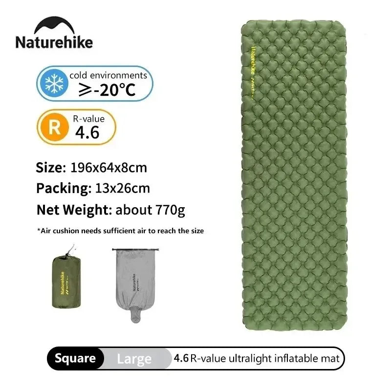 Naturehike Insulated Inflatable Camping Sleeping Pad