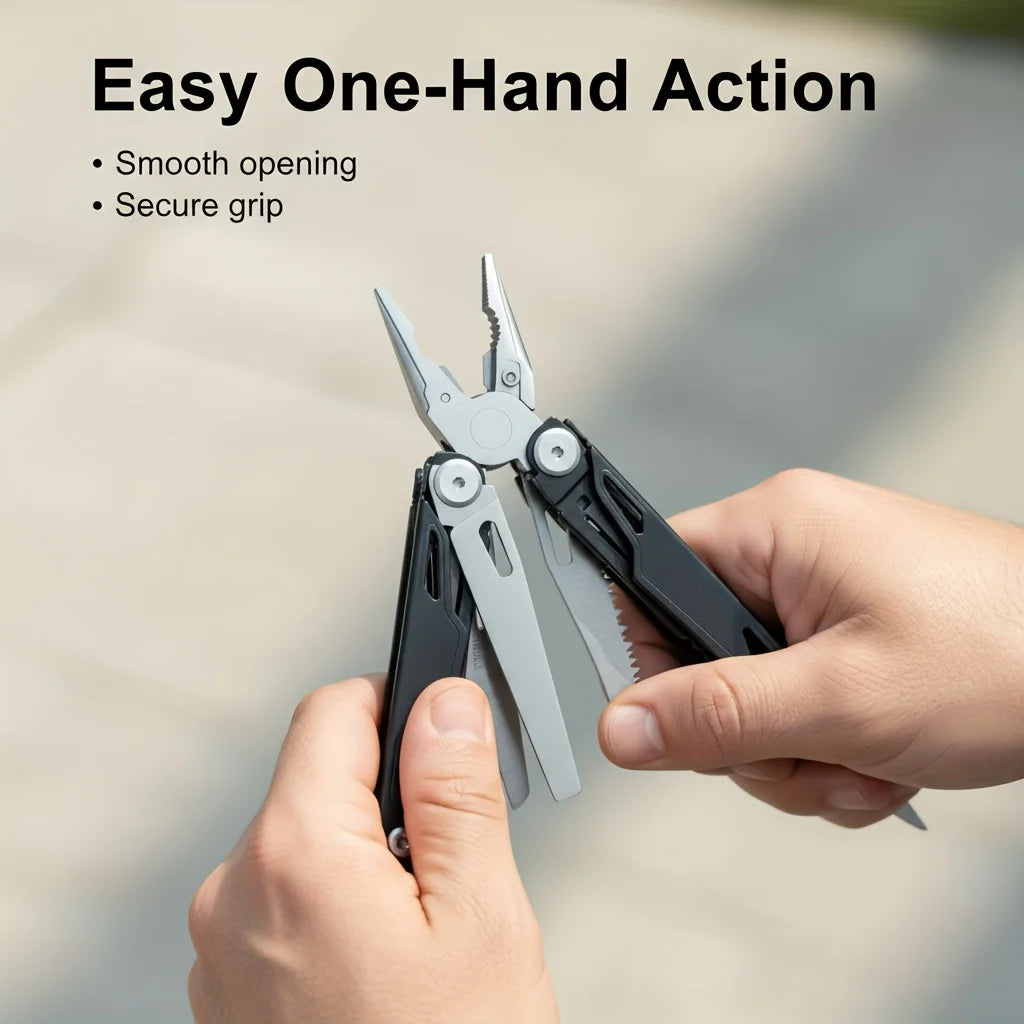 Stainless Steel Pocket Multitool Pliers For Camping