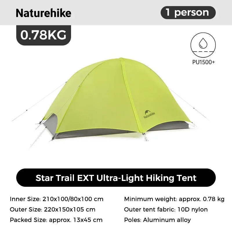 Naturehike Star Trail EXT Hiking Tent for Camping