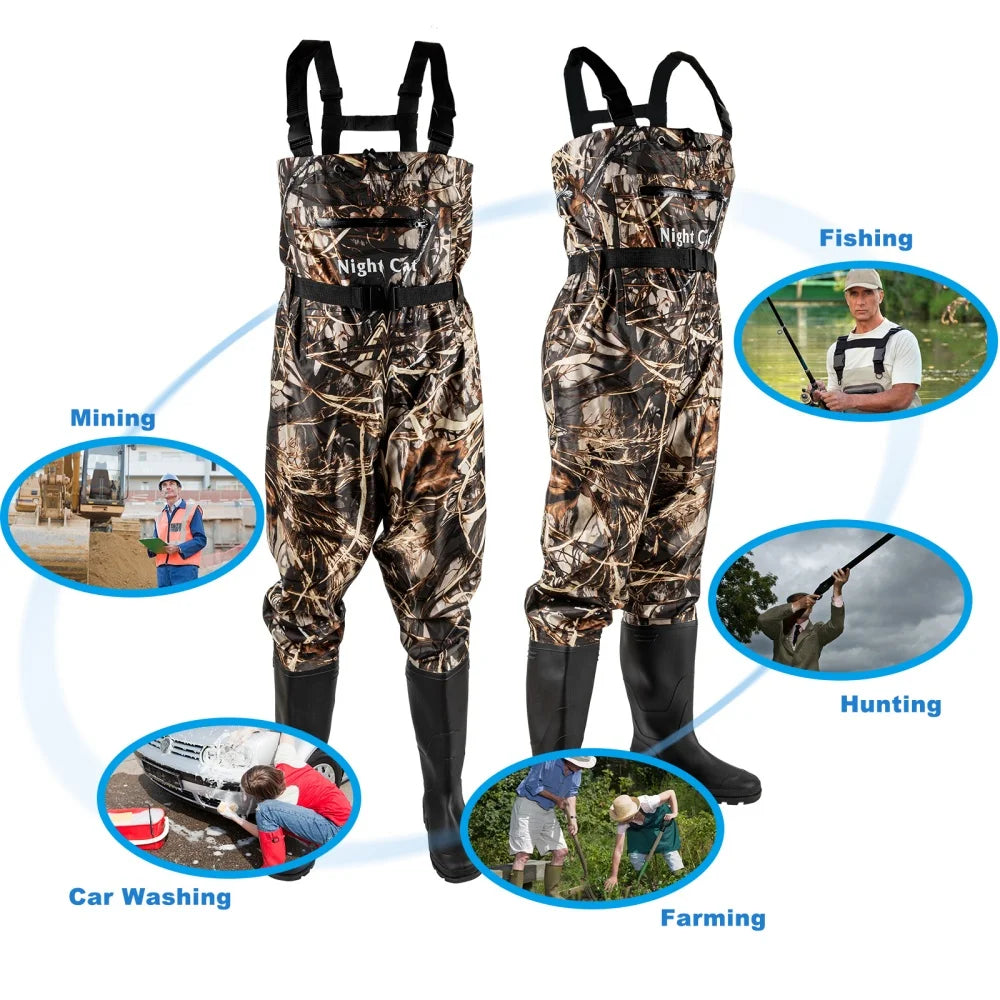 Night Cat Waterproof Fishing Chest Waders
