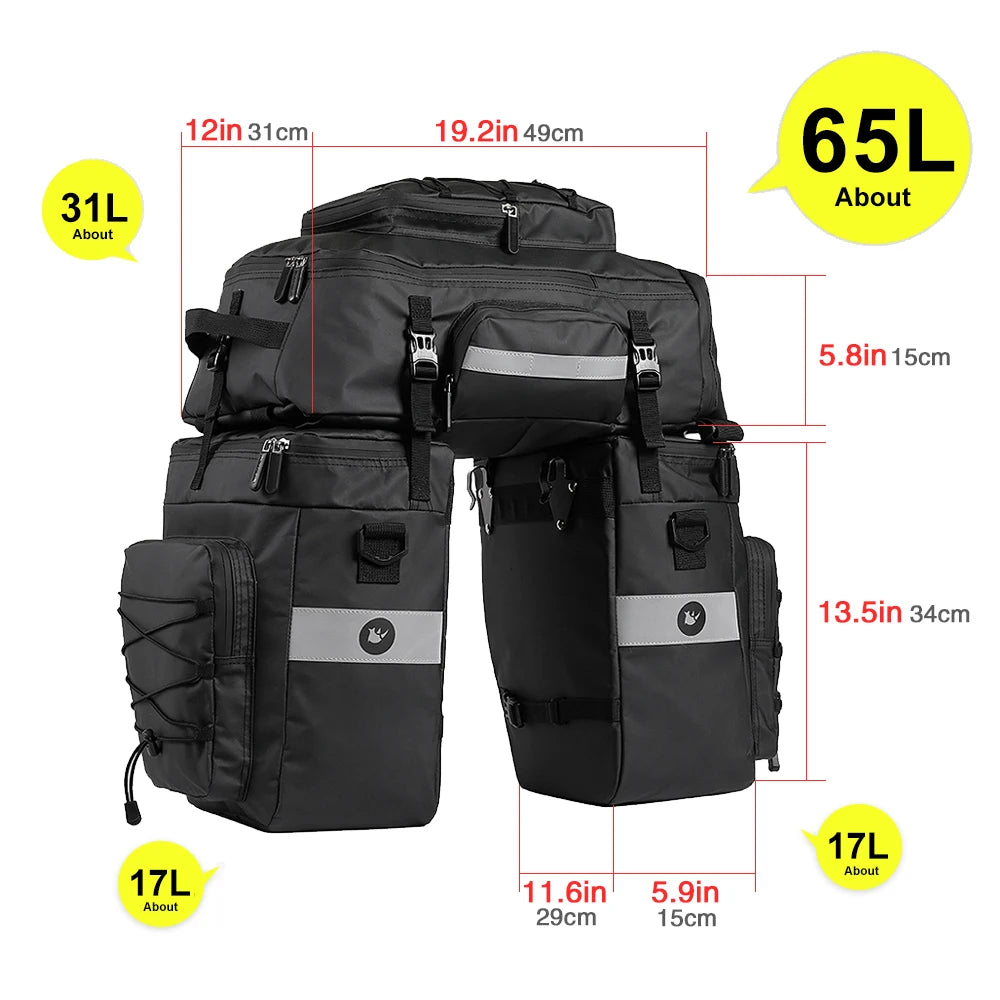 Rhinowalk Double Side Bike Pannier Bag