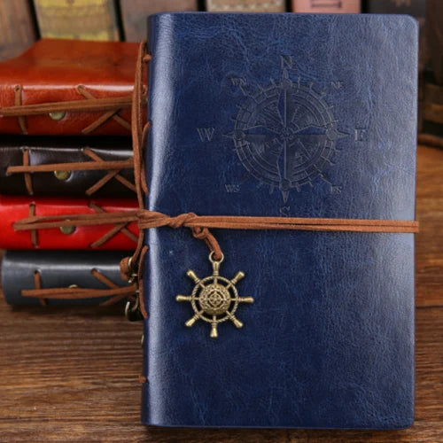 Vintage Pirate Anchor PU Leather Travel Journal