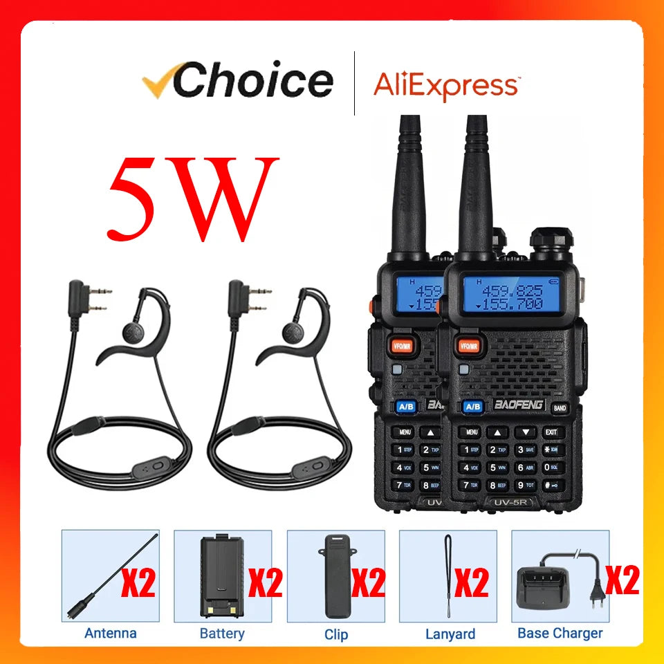 Baofeng Dual Band Handheld Two Way Radio