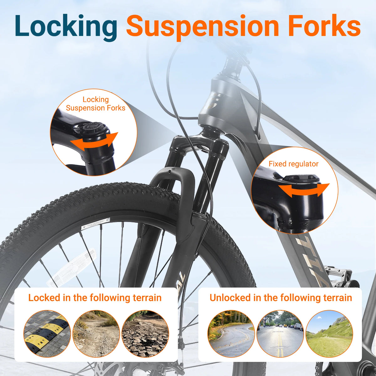 Spatial Hardtail Mountain Bike With Disc Brakes