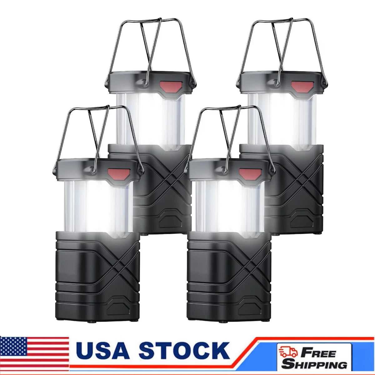 Portable Solar Rechargeable LED Camping Lantern