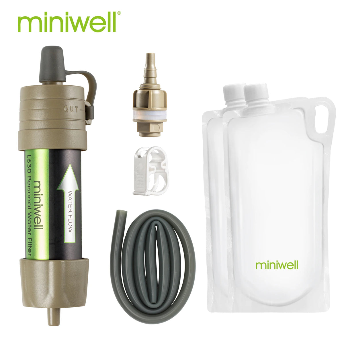 Miniwell Portable Outdoor Water Filter L630A