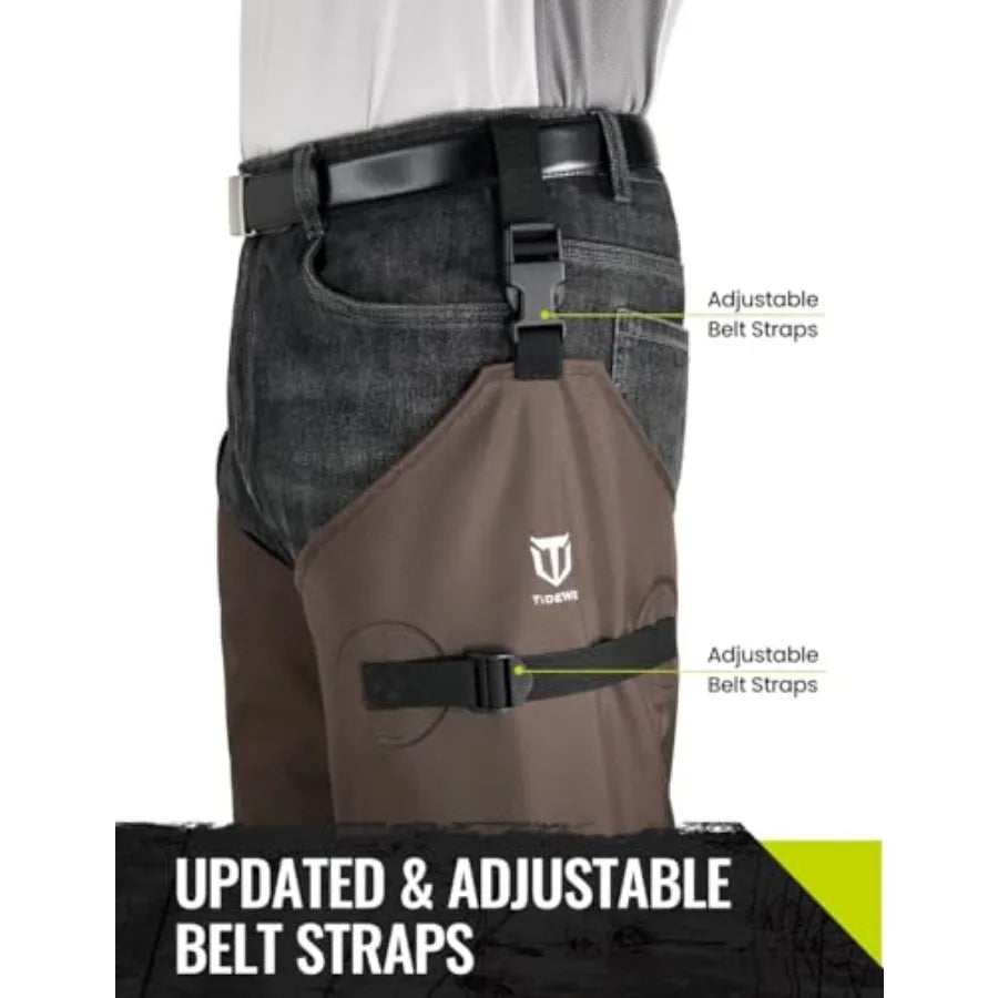 Lightweight PVC Nylon Fishing Hip Wader Boots