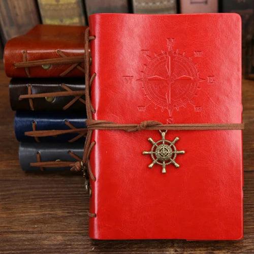 Vintage Pirate Anchor PU Leather Travel Journal