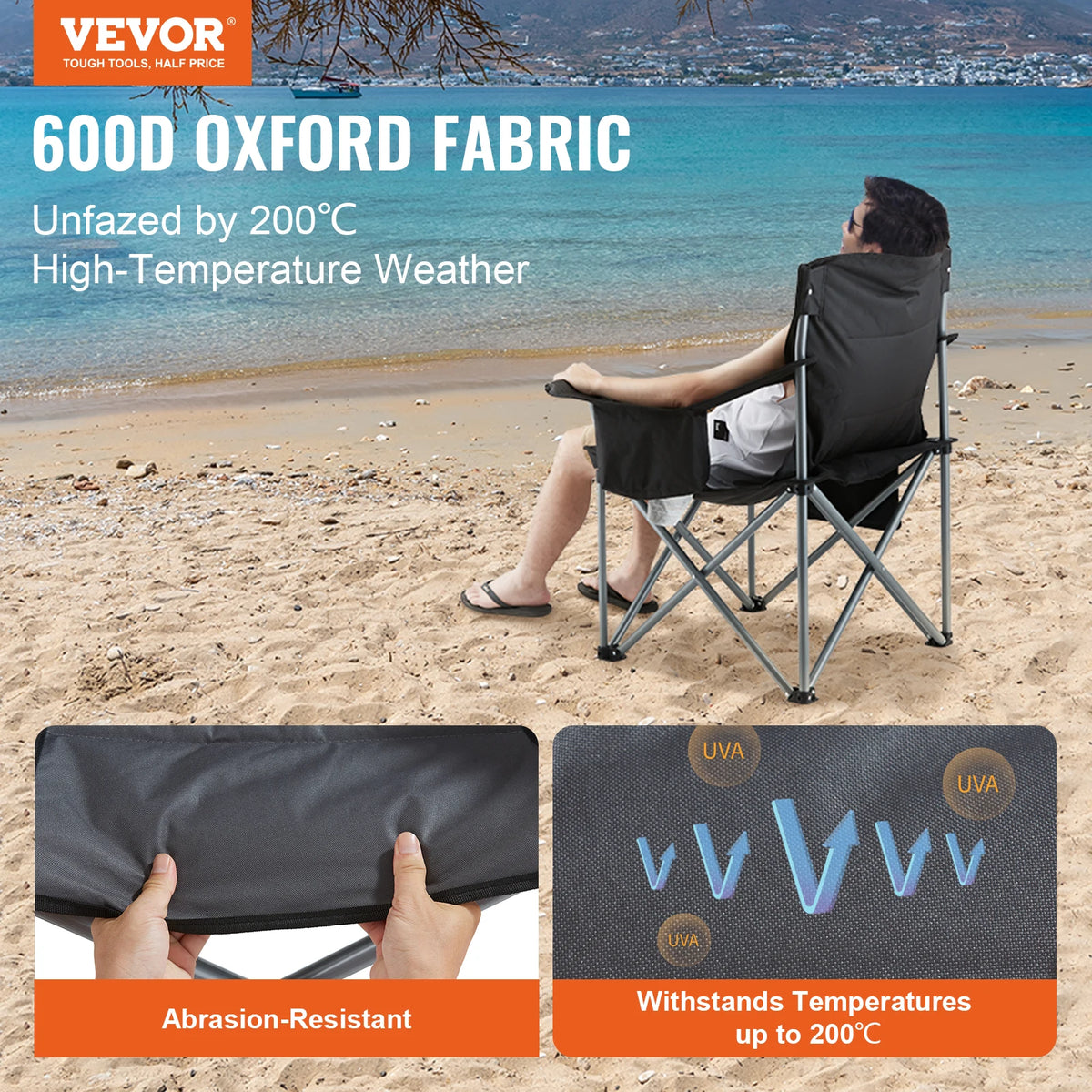 SucceBuy Adjustable Outdoor Camping Chair