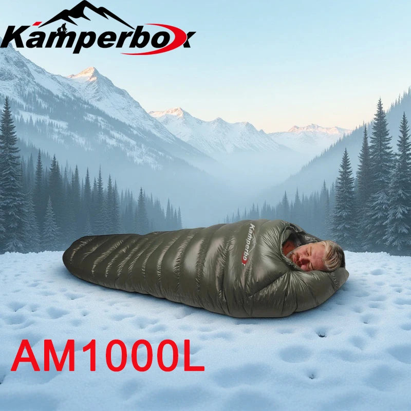 Kamperbox Double Down Winter Camping Sleeping Bag