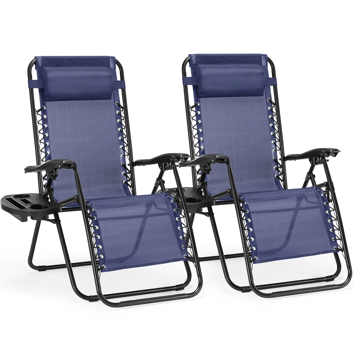 JHK Portable Zero Gravity Outdoor Recliner Chair