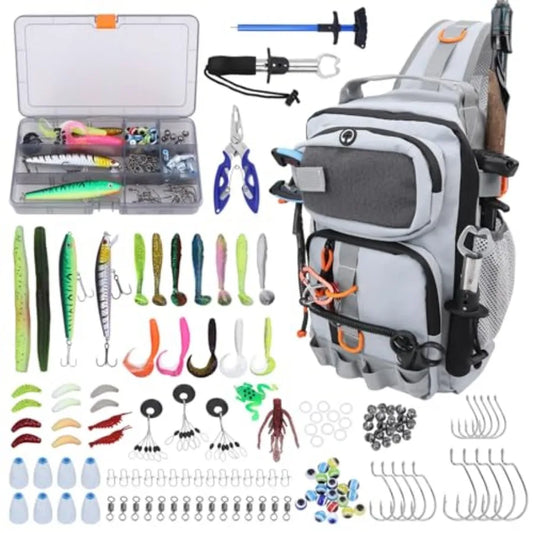 Waterproof Fishing Backpack With Tackle And Rod Holder