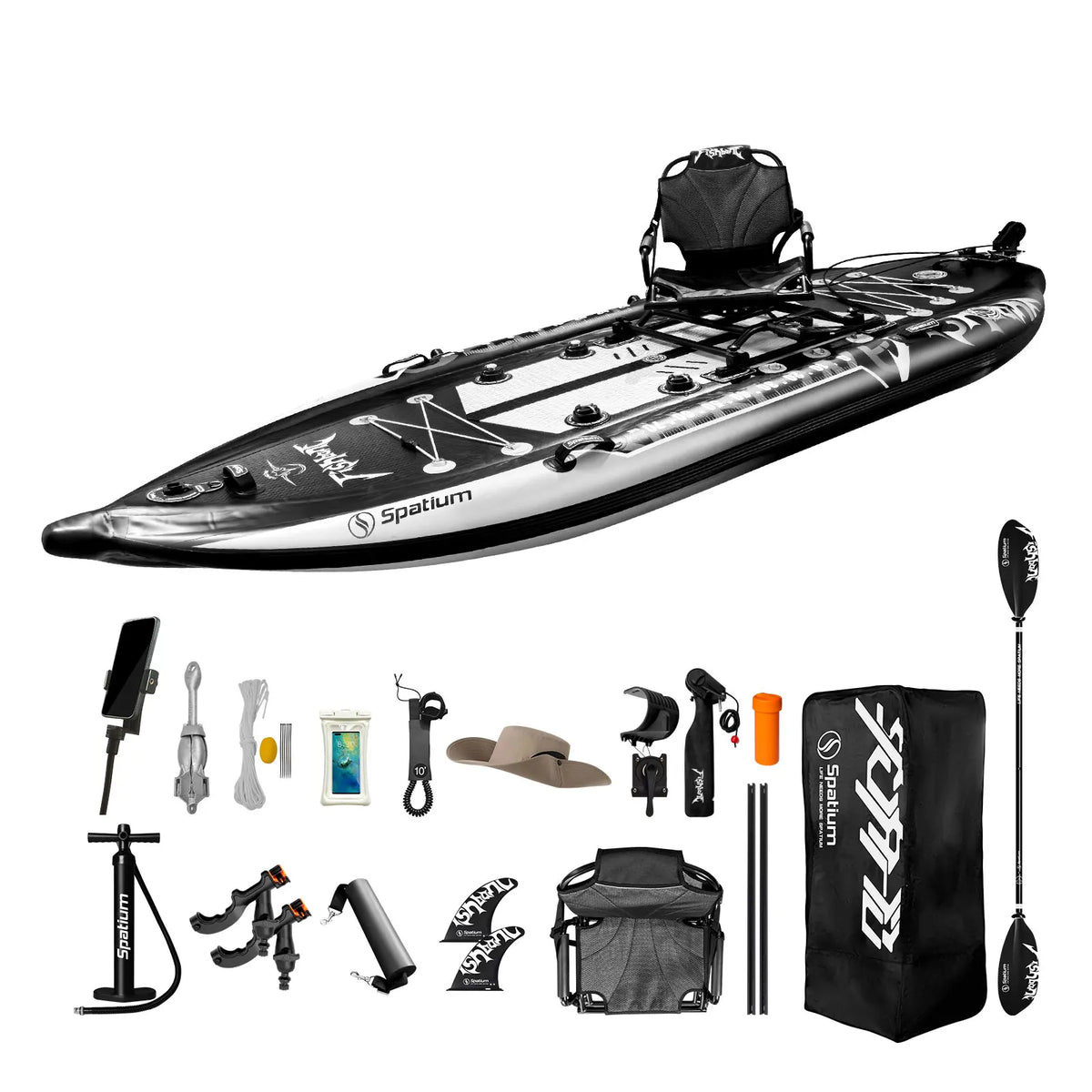 Spatium Inflatable Fishing Paddle Board