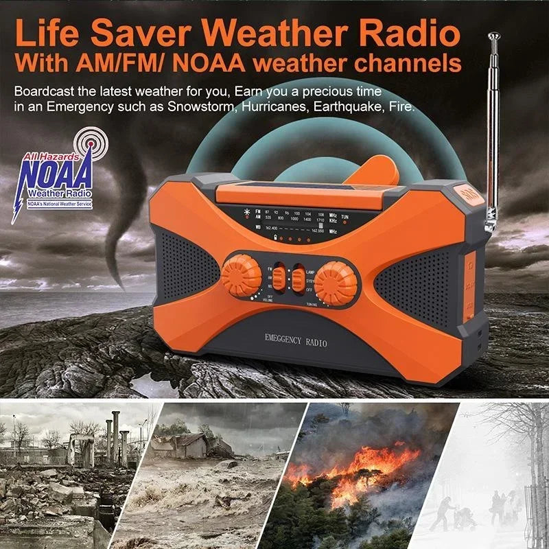 Stonego Solar Hand Crank Emergency Radio