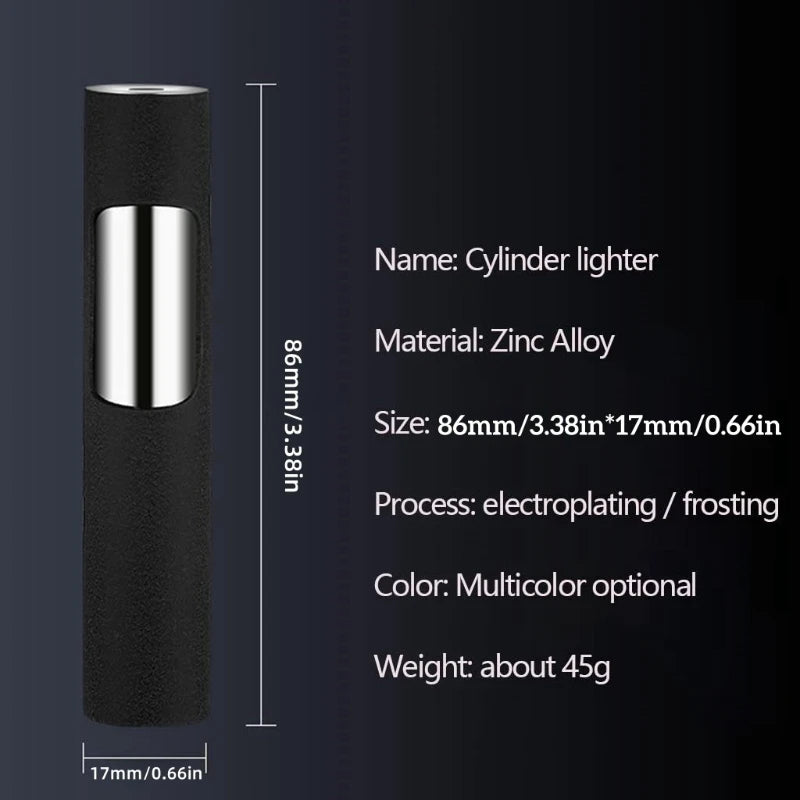 Windproof Refillable Butane Jet Flame Torch Lighter