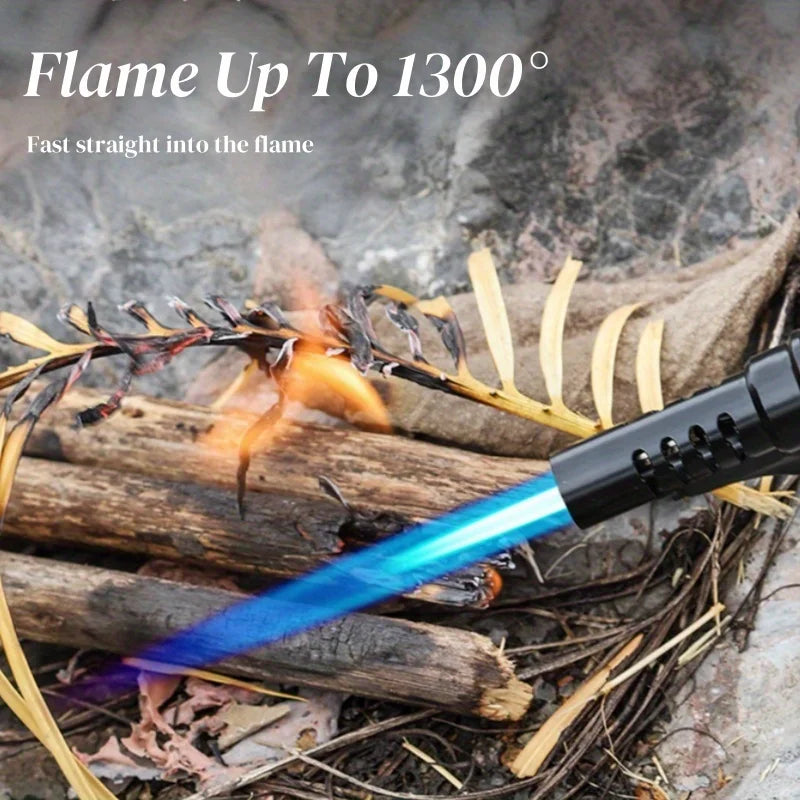 Portable Windproof Gas Torch Lighter for Camping BBQ