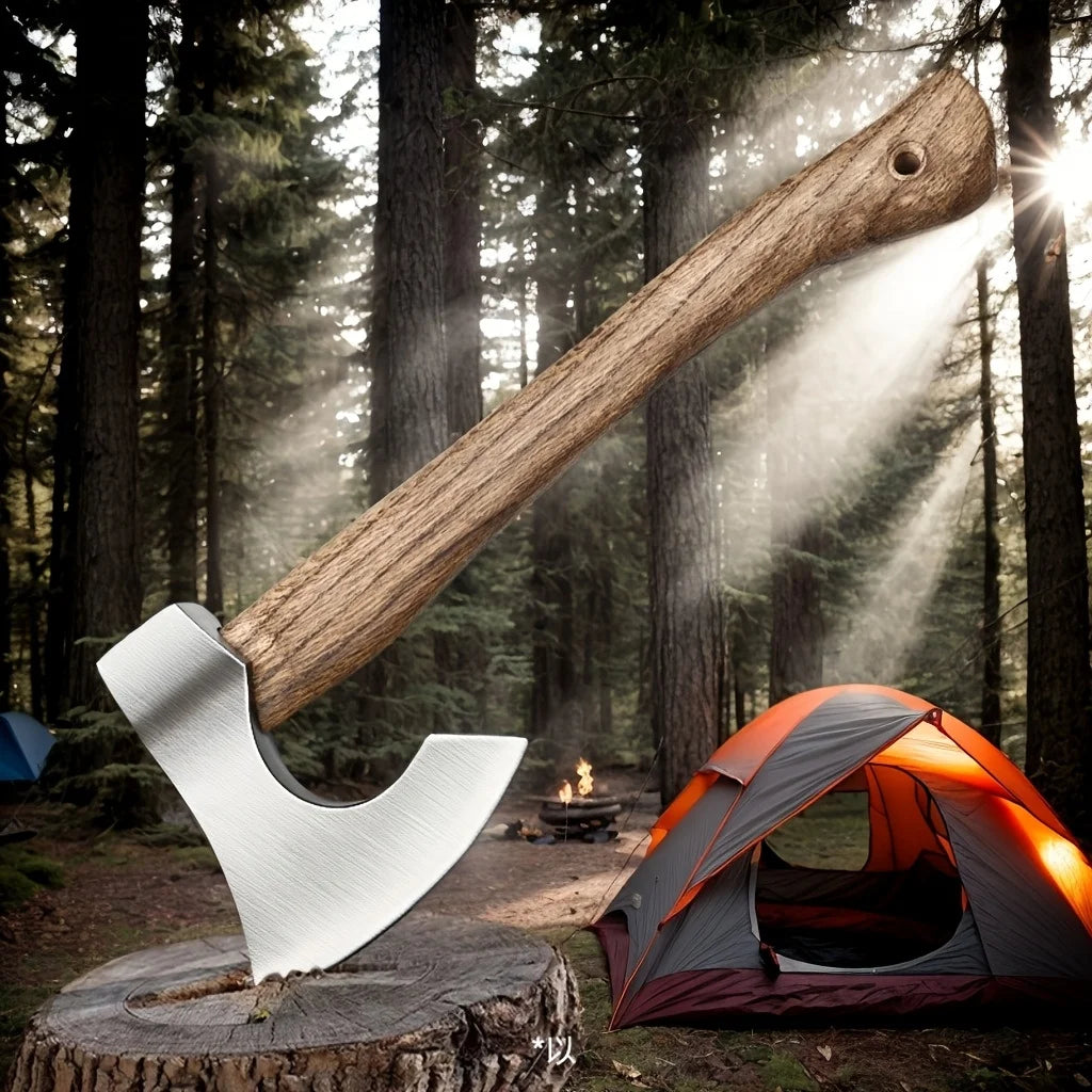 Hand Forged Viking Tomahawk Axe for Outdoor Woodworking