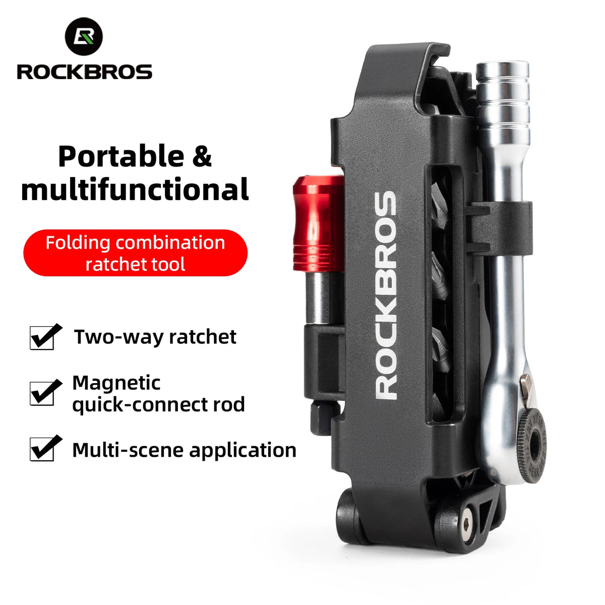 ROCKBROS Multifunctional Bicycle Ratchet Tool Set