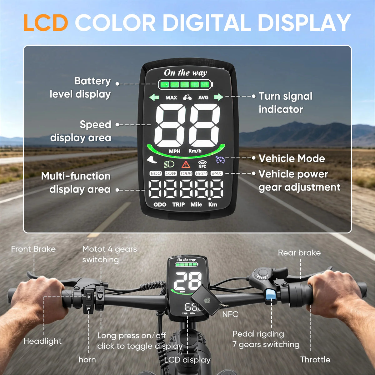 EILLEO Spacewalk 1500W Peak Fat Tire Electric Bike