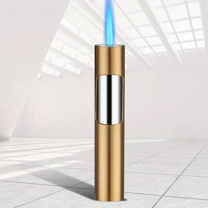 Windproof Refillable Butane Jet Flame Torch Lighter