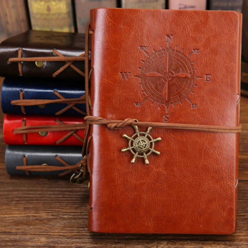 Vintage Pirate Anchor PU Leather Travel Journal