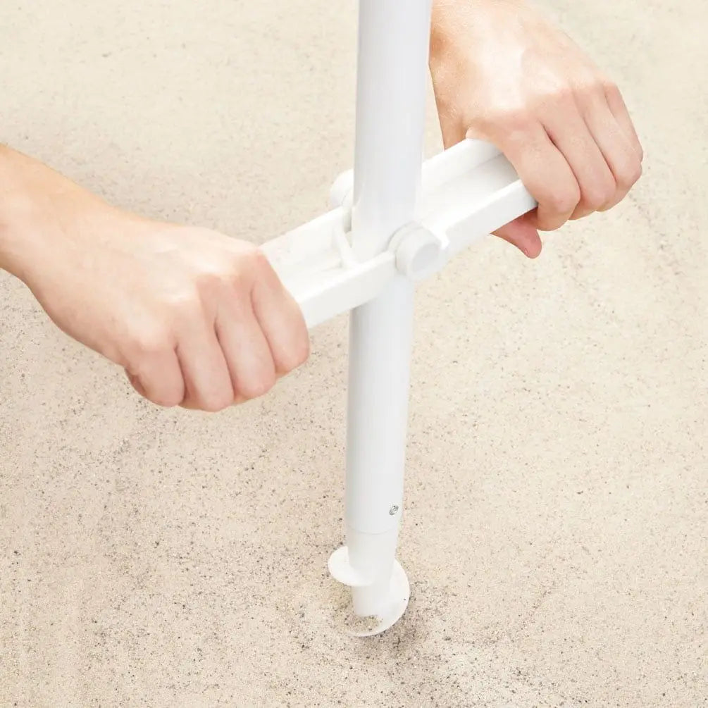 Beach Umbrella With Folding Table And UV Protection