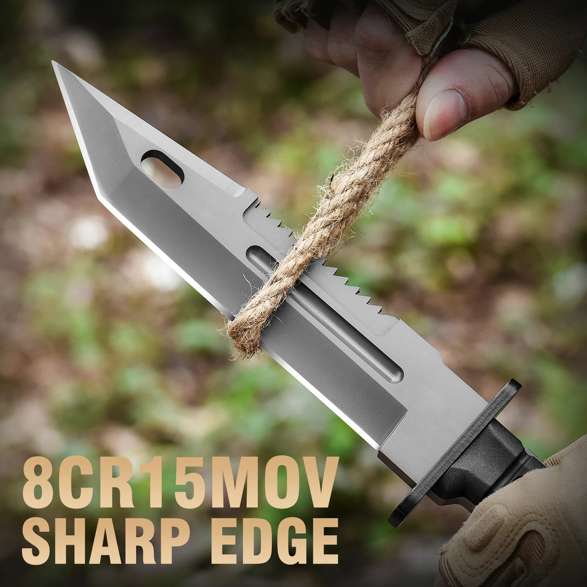 Gdekls Fixed Blade Outdoor Survival Knife