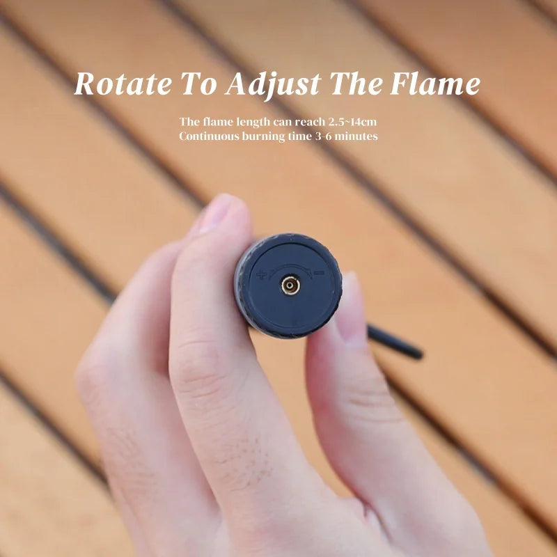 Portable Windproof Gas Torch Lighter for Camping BBQ