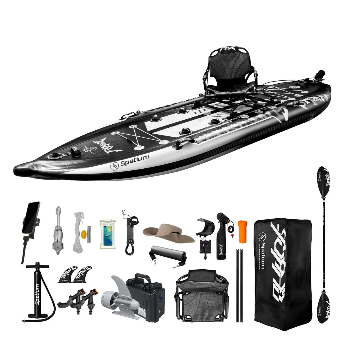 Spatium Inflatable Fishing Paddle Board