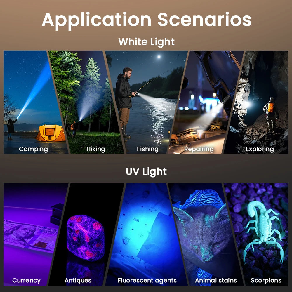 Sofirn SR23 Rechargeable UV LED Flashlight