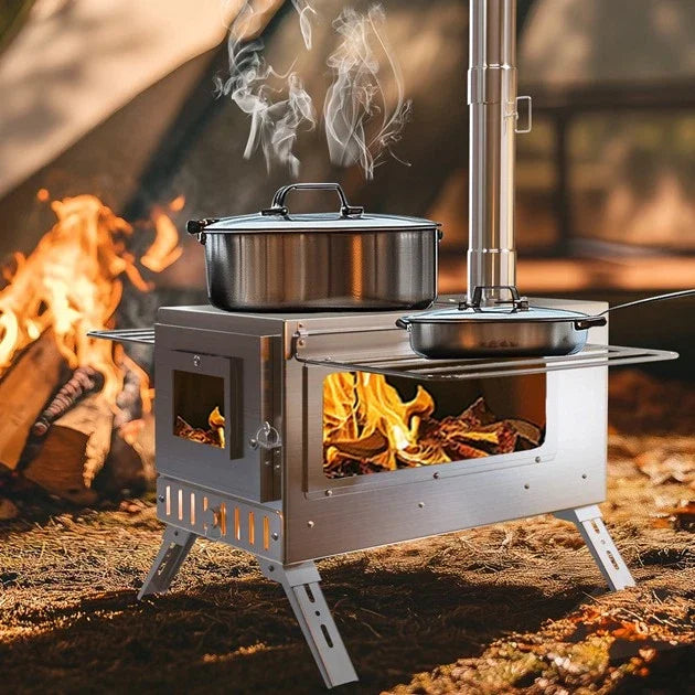 Unho Portable Wood Burning Tent Stove