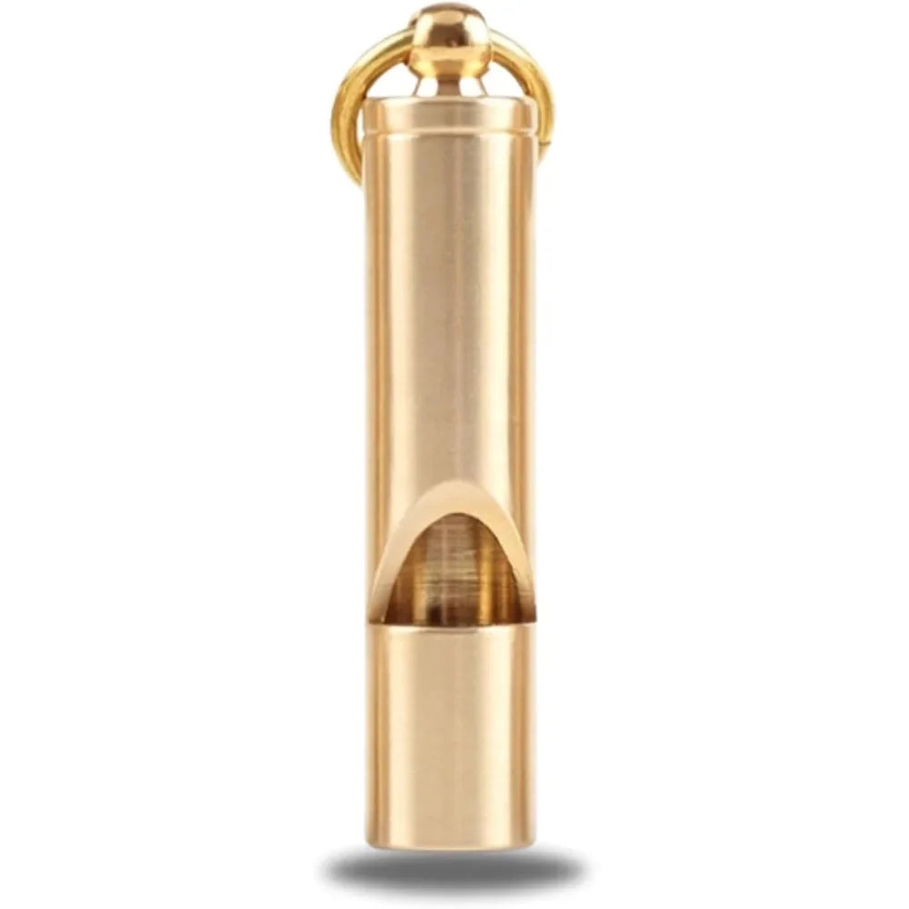 Brass Emergency Survival Whistle for Outdoor Safety