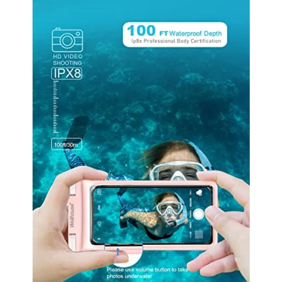 Waterproof Phone Pouch With Lanyard