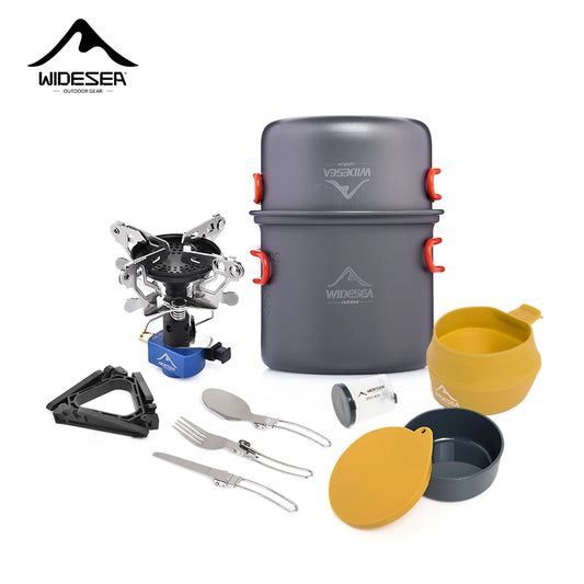 Widesea Portable Camping Stove and Cookware Set