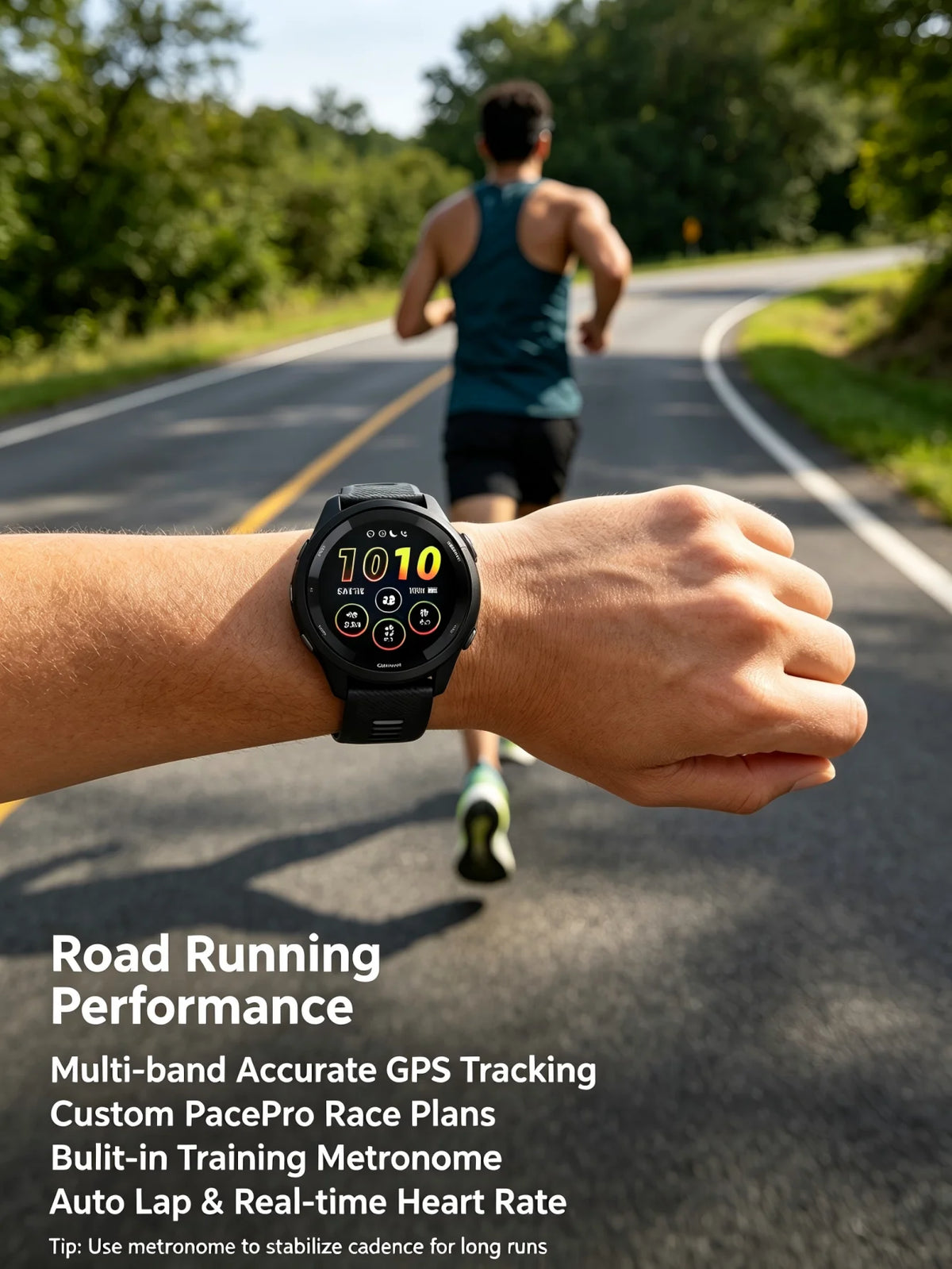 Garmin Forerunner 265 GPS Running Smartwatch