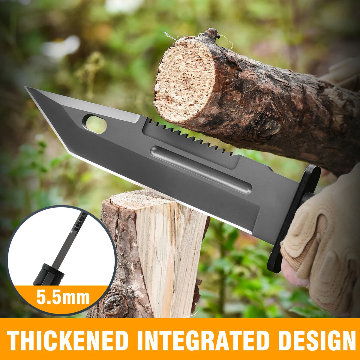 Gdekls Fixed Blade Outdoor Survival Knife