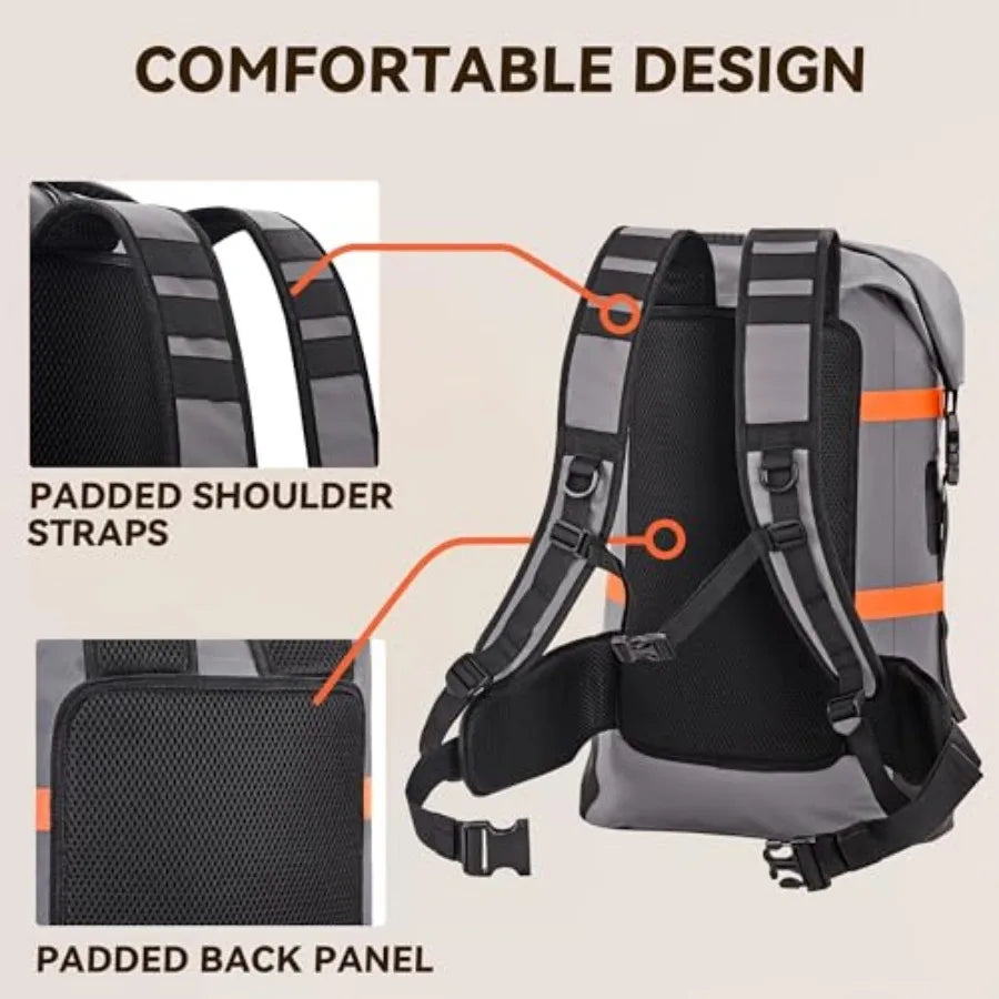Waterproof Roll Top Dry Bag Backpack for Hiking
