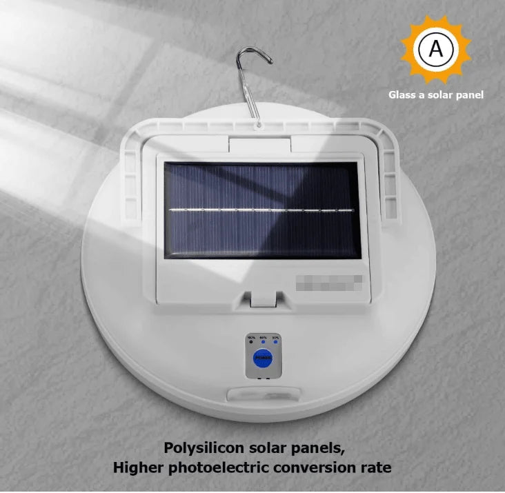 Rechargeable Solar Camping Lantern With Remote Control