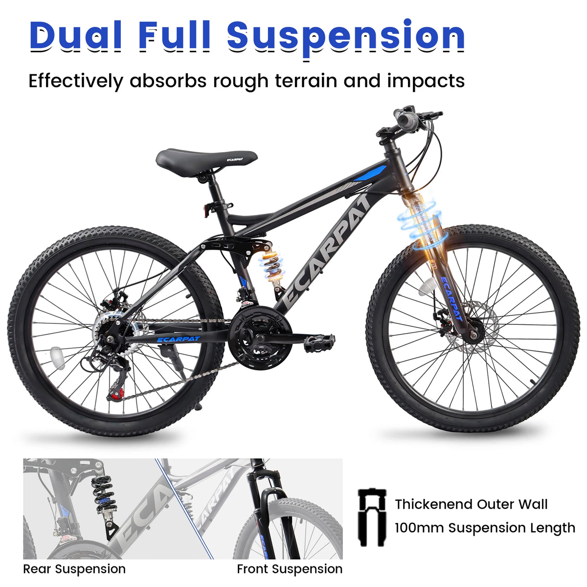 Ecarpat Full Suspension Mountain Bike