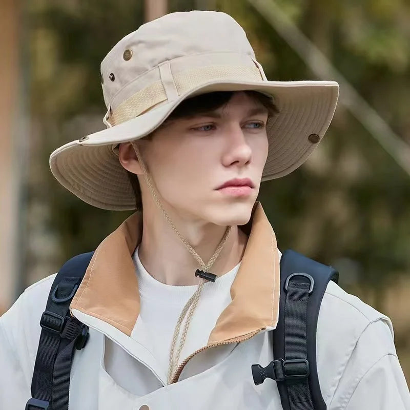 Wide Brim Outdoor Hat For Hiking Fishing And Camping