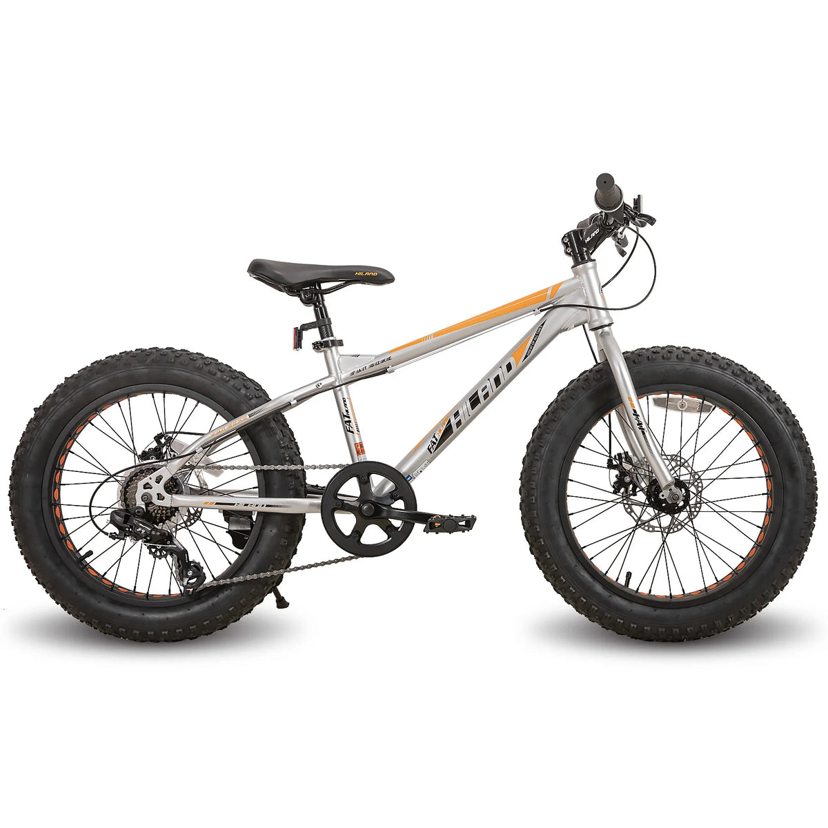 Hiland Kids Fat Tire Mountain Bike With Disc Brakes