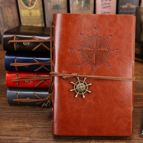 Vintage Pirate Anchor PU Leather Travel Journal