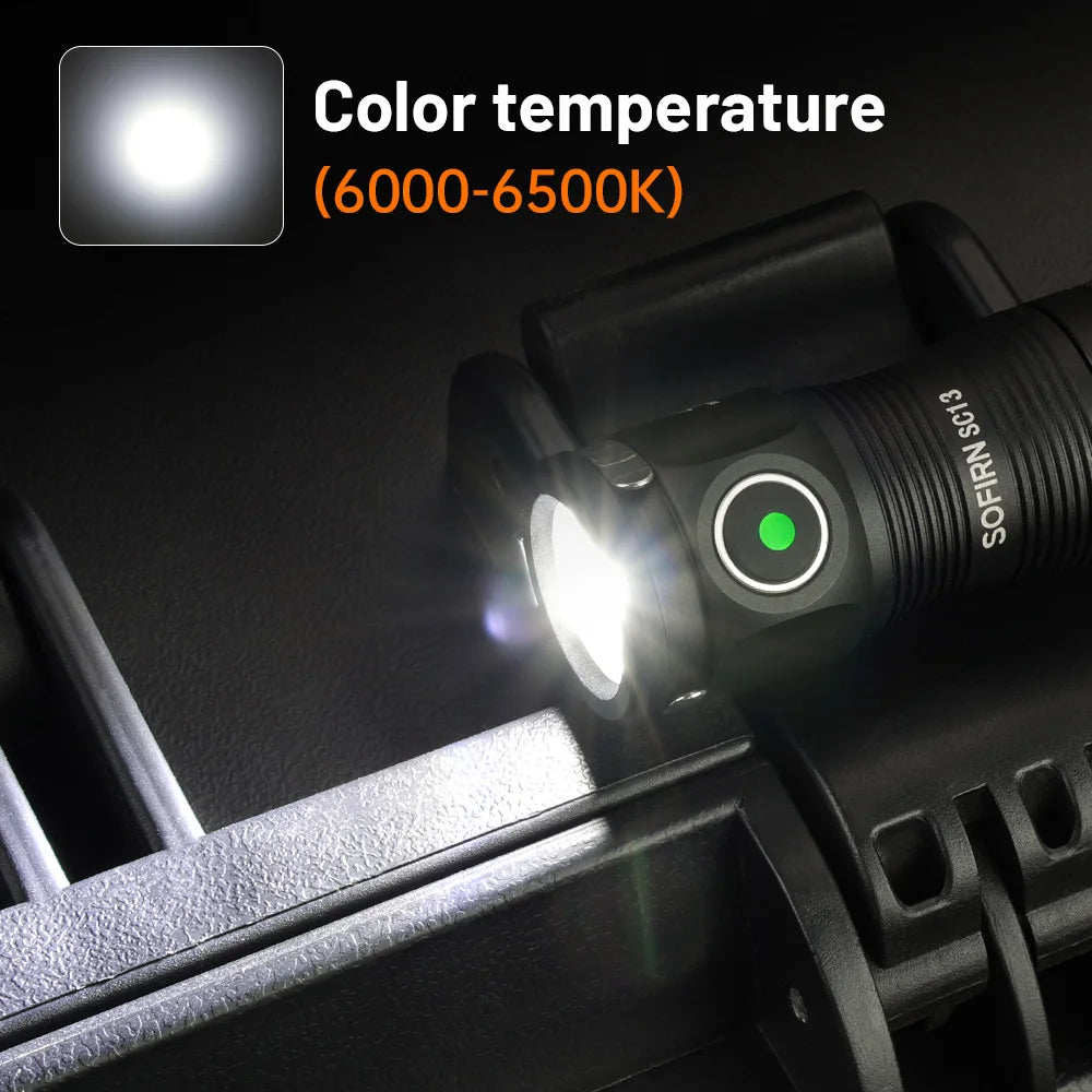 Sofirn SC13 Rechargeable LED Keychain Flashlight