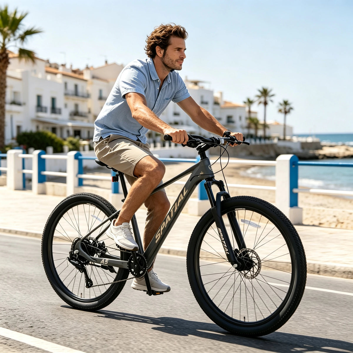 Spatial Hardtail Mountain Bike With Disc Brakes