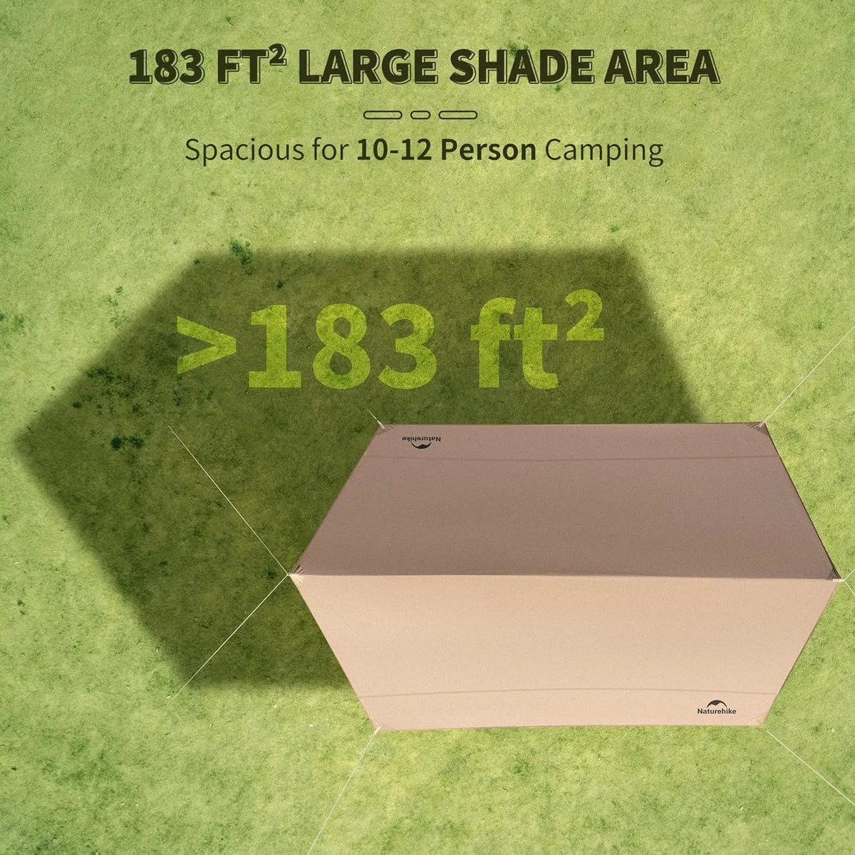 Naturehike Waterproof Camping Sun Shelter Canopy