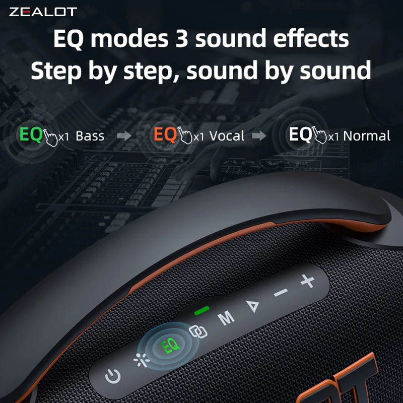 ZEALOT Portable Bluetooth Speaker Waterproof Outdoor Speaker