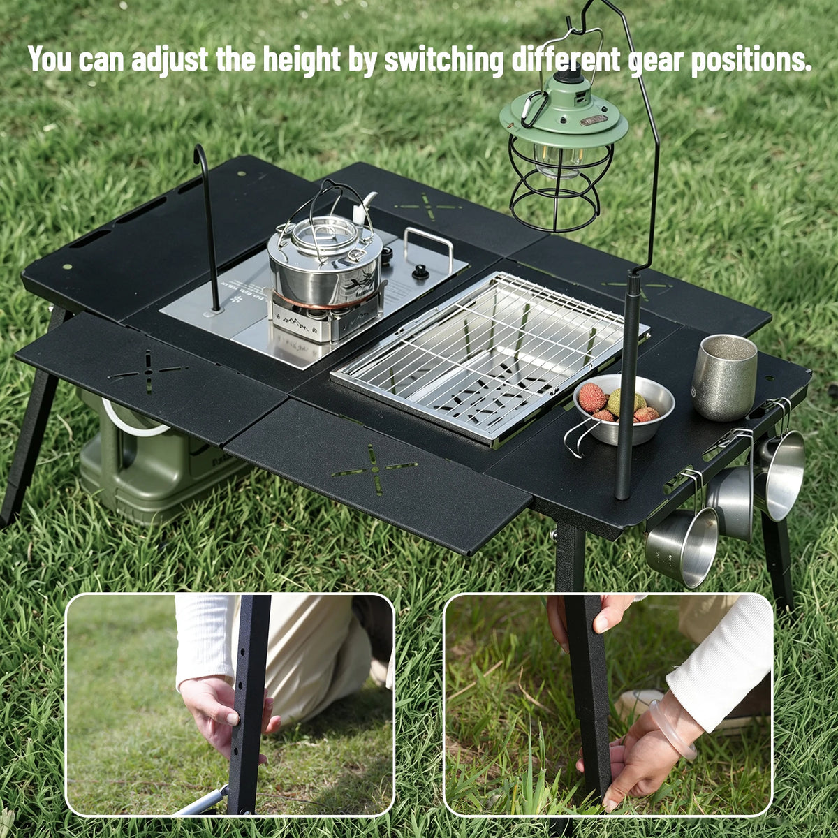 PAKICETUS Foldable Portable Outdoor Camping Table
