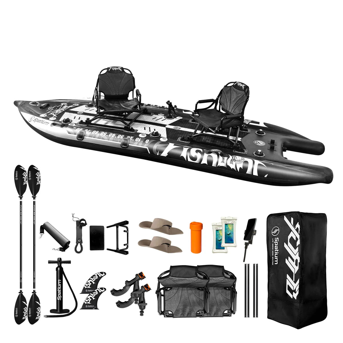 Spatium Inflatable Fishing Paddle Board