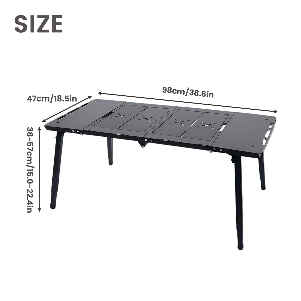 PAKICETUS Foldable Portable Outdoor Camping Table